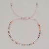 Pulsera de Color Bohemio de Celebridad de Internet Transfronteriza Pulsera Delgada de Cuentas de Arroz Pulsera de Cuentas de Color Mezclado Ins Pulsera de Pareja