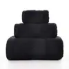 Set de Regalo Transfronterizo de Algodón Satinado Doble Liso de Tres Piezas, Toalla de Baño, Toalla Suave para el Hogar para Baño y Cocina