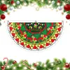 Bandera semicircular de Navidad, decoración festiva, tela colgante atmosférica para jardín exterior y patio, nueva bandera de arreglo decorativo transfronterizo