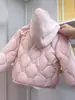Chaqueta acolchada de invierno para niñas con forro polar para otoño e invierno, prenda exterior cálida y resistente al frío para niñas mayores
