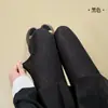 Medias de Rejilla Rombos Grises Primavera y Otoño Delgadas Algodón Puro Ligera Presión Adelgazantes Gris Verano Ropa Exterior Leggings Medias