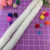 Venta al por mayor de fábrica Tiras de Piel Sintética Accesorios de Ropa Encaje Hanfu Tiras de Piel de Conejo Rex Imitación Piel de Conejo Azul Encaje Verde