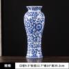 Vaso Cerâmico Azul e Branco Chinoiserie Wabi-Sabi, Ornamentos Decorativos de Arranjo de Flores de Alto Padrão, Recipiente Criativo de Flores Chinoiserie para Sala de Estar, Estilo Tradicional