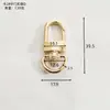 Hebilla de Puerta de 3 Puntos de Aleación de Zinc, Hebilla de Puerta Invertida D Chapada Multicolor, Accesorios para Bolsos, Piezas de Ferretería para Llaveros, En Stock