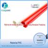 Tubo de PVC direto da fábrica tubo retardador de chamas brinquedo tubo de suporte de plástico decoração tubo de isolamento tubo de extrusão de cor tubo de embalagem