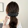 Presilha Banana Plissada Bolha de Renda com Bolinhas Estilo Coreano para Mulheres, Acessório de Cabelo de Luxo para Primavera e Verão para Rabo de Cavalo Alto