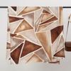 Cachecol Shawl Geométrico Simples Versátil de Veludo Triangular Amigo da Pele Comércio Exterior Transfronteiriço Transmissão Ao Vivo Quente Amigo da Pele Estampa Imitação de Caxemira