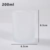 Recipiente para cera de té, vela transparente para una hora, taza, frasco para vela de aromaterapia, taza vacía, recipiente casero, taza redonda, botella, candelabro
