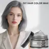 Arcilla de Color para el Cabello Desechable Cruzada Gris Rosa de la Abuela, Producto Popular en Amazon, Producto Desechable para Peinado