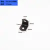 Pequeño Hierro Angular Negro en Ángulo Recto 90 Grados Conector de Fijación para Mesa de Madera Tablero Silla Gabinete Hierro Angular Galvanizado