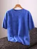 Novo Estilo Outono Inverno Top Base de Malha Mistura Lã de Cordeiro Cashmere para Mulheres Slim Fit Processo Escovado Manga Média Top Jardim