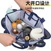 Bolsa de praia grande em malha respirável para guardar roupas de banho, maiôs, toalhas e brinquedos. Ideal para viagens e passeios.