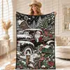 Manta DIY para Colorear Personalizada Transfronteriza Dibujo a Líneas Blanco y Negro Manta de Graffiti Manta de Pintura Interactiva Padre-Hijo para Niños Amazon