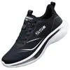 Sapatos Masculinos Primavera e Verão Malha Respirável Sapatos Casuais Tênis Ultraleve Solado Macio Antiderrapante Absorção de Choque Tênis de Corrida para Estudante