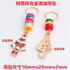 Joyería DIY Aleación Gota de Aceite Árbol de Navidad Colgante Colgante Peluca Rastas Tocado Niñas Horquilla Trenzada
