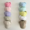 Sombrero de Verano para Niños Qiunan Estilo Nuevo Transpirable con Parte Superior Abierta Protección Solar Macaron Visera Gorra de Béisbol para Bebé