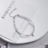 Pulsera de Corazón de Perla Amatista de Plata Esterlina S925 de Fujian y Guangdong para Mujer Estilo Ins Moda Nicho Pulsera Exquisita de Alta Gama