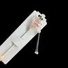Horquilla Elegante con Borla de Mariposa de Estilo Antiguo Horquilla Moderna para el Día a Día Tocado Chino de la Dinastía Han Cheongsam