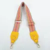 Nuevo colorido tejido ancho a rayas estampado correa ancha para el hombro estilo étnico bandolera femenina estilo coreano versátil un solo hombro chica estilo occidental