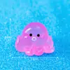 Novo Produto Transfronteiriço, Artesanato de Resina de Polvo Pequeno Luminous Colorido Fofo, Decorações DIY para Paisagismo de Aquário, Pequenos Ornamentos
