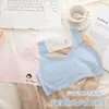 Ropa interior de seda helada para niñas en verano, para estudiantes de primaria de 6 a 12 años, chaleco transpirable y ligero para niños en su período de desarrollo