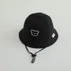 Gorro de Bebé Estilo Coreano Primavera y Otoño Delgado Lindo Oso Sombrero de Pescador Verano Exterior Protector Solar Sombrero de Sol para Bebés y Niños Pequeños