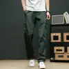 Pantalones de senderismo de secado rápido para hombre, pantalones funcionales de otoño, pantalones casuales impermeables, pantalones de trabajo rectos holgados estilo americano