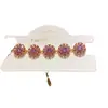 Pulsera Geométrica de Flor Chapada en Oro Real de 18K con Circonita Pulsera Retro Moderna y Elegante Lujo Accesible Joyería de Gama Alta para Mujeres