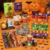 Anillo de resorte de Halloween Transfronterizo Set Infantil: Bolsa de Dulces de Calabaza, Pulsera de Dibujos Animados, Pegatinas, Lápiz, Set de Decoración para Fiesta