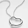 Collar Hua Lang Corazón Hueco Collar de Moda Collar con Forma de Corazón Temperamento Más Fácil de Combinar Collar de Moda Cadena para Clavícula para Mujeres