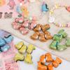 Cuentas sueltas de cerámica pintadas a mano de dinosaurio lindo, cuentas hechas a mano para bricolaje, pulsera con cuentas, colgante, material para joyería, accesorios