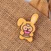 Estilo coreano bonito broche acrílico dos desenhos animados urso pino da menina pequena joia emblema saco pingente atacado patch