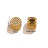 Acessórios de Joias de Aço Inoxidável com Contas Pingente de Flor com Diamante Banhado a 18K Acessórios de Contas Espaçadoras Joias para Pulseira DIY