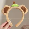 Faixas de cabelo da moda para meninas, perfeitas para outono e inverno, com um design fofo e divertido, apresentando orelhas de gato de desenho animado, e versáteis o suficiente para combinar com qualquer roupa.