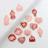 Fabricante Joyería para el Día de San Valentín Accesorios Venta al por mayor en stock Aleación Hecho a mano Fábrica de Joyería DIY Joyería DIY con Goteo de Aceite Accesorios