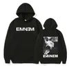 Comercio Exterior Talla EuropeaSudadera con Capucha de Rapper Eminem para Hombre