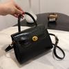 2025 Bolsa Retro Nova Transversal Kelly Bag Levada à Mão Textura Avançada Nicho Moda Feminina Bolsa Feminina