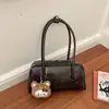 Bolsa de Bowling Fashion Retrô para Mulheres, Nova Bolsa de Ombro Simples Outono 2026, Bolsa de Braço Elegante de Alto Valor Nicho