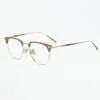 Gafas de Cejas Nuevo Marco de Gafas de Titanio Puro Ultraligero Artefacto de Maquillaje Sencillo Marco de Gafas para Hombre y Mujer Marco de Gafas Cuadrado