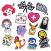 Venta directa de fábrica de pegatinas de tela bordadas con dibujos animados de animales, Totoro, conejo y oso, que se pueden planchar, accesorios de ropa para niños DIY