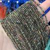 Suministro directo de fábrica de cuentas de piedra de sangre de dragón de 2, 3 y 4 mm, accesorios de joyería, pulseras de bricolaje, productos semiacabados.