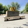 Rueda de dirección de camión sin vías de cruce de taller, vehículo de transferencia omnidireccional, patinete eléctrico plano de batería de litio ajustable