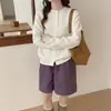 Nicho coreano! Suéter Slimming Elegante Retrô de Gola Redonda para Mulheres Outono 2026, Cardigã de Tricô de Manga Longa