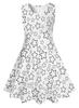 Comercio exterior transfronterizo impresión digital 3D vestido de niña dulce pequeño fresco simple lindo casual vestido de princesa