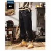 Comercio Exterior Transfronterizo Ropa de Trabajo Estilo Retro Americano Pantalones para Hombre Marca de Tendencia Holgados de Pierna Recta Jogger Pantalones Harem Pantalones Casuales de Otoño e Invierno