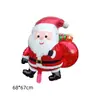 Nuevo Papá Noel Árbol de Navidad Globo de Película de Aluminio Muñeco de Nieve Atmósfera Navideña Decorativo Globo de Película de Aluminio