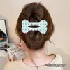 Pinza plana para el cabello que no lastima la parte posterior de la cabeza, adecuada para mujeres con cabello fino, pinza de cocodrilo elegante y exquisita, pasador versátil