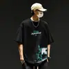 Nueva Camiseta de Manga Corta, Camiseta Estampada de Moda para Verano, Top Versátil Transpirable para Hombre con Cuello Redondo, Camiseta de Manga Corta para Hombre