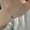 Conjunto Combinado de Verano 2025 Nuevo de 4 Piezas Collar de Estrella Lujo Ligero Nicho Alta Gama Simple Versátil Cierre