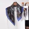 Pañuelo Cuadrado Pequeño 100% Algodón, Suave y Amigable con la Piel, Transpirable, Adecuado para Todas las Estaciones, Estilo Artístico, Pañuelo Decorativo Versátil, Bufanda para Cuello para Mujer